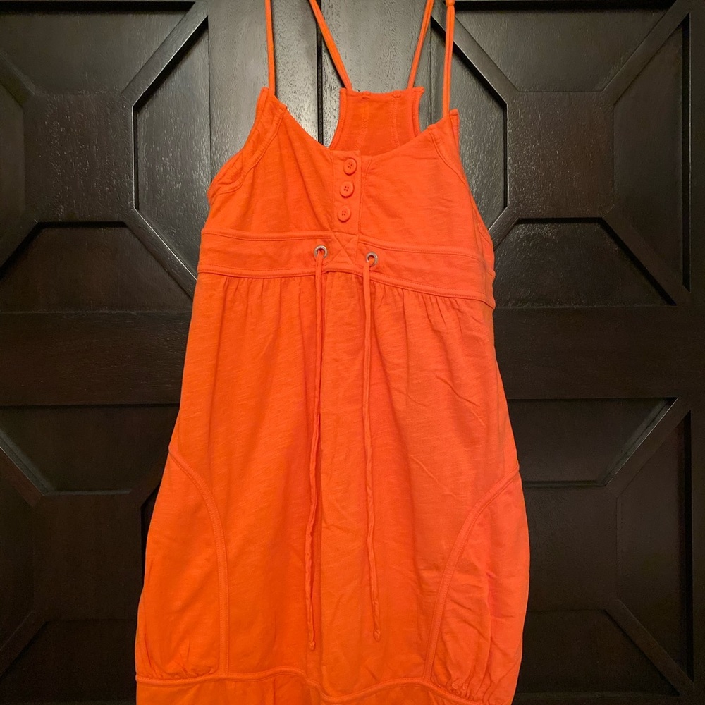 Orange dress
